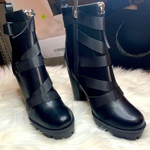Strappy Ankle Boots